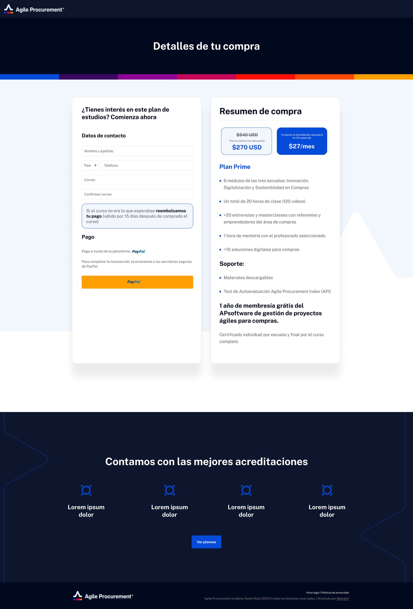 Pago escritorio
