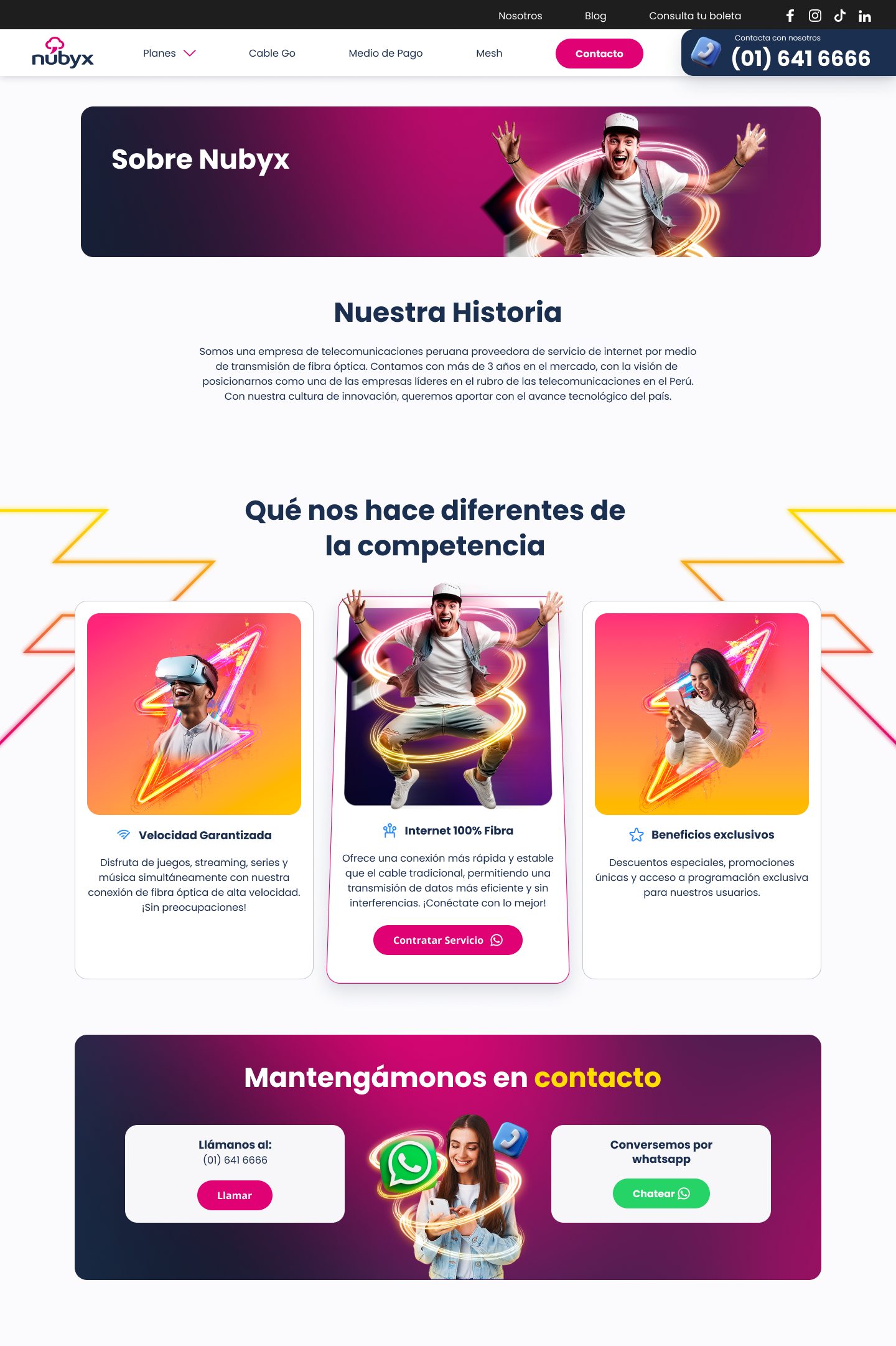 Nosotros escritorio