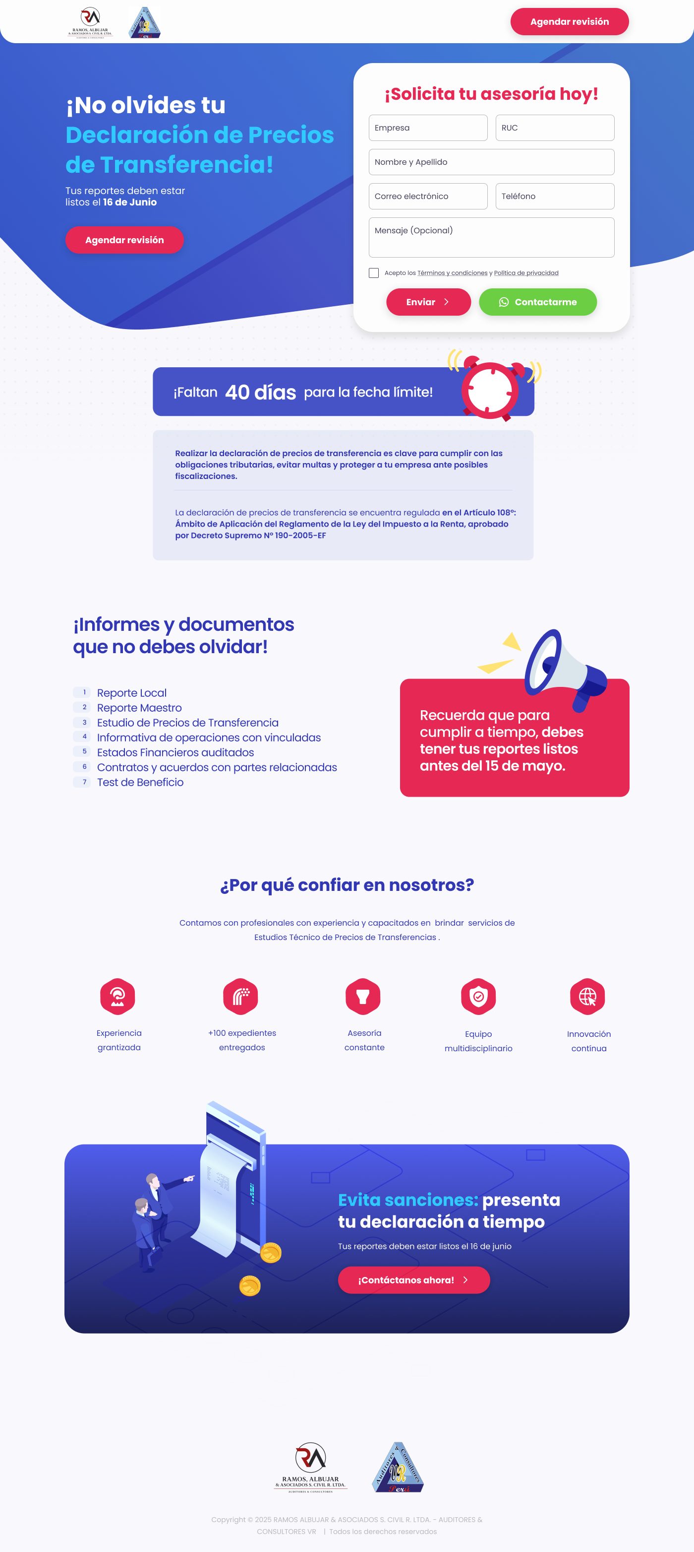 Inicio escritorio
