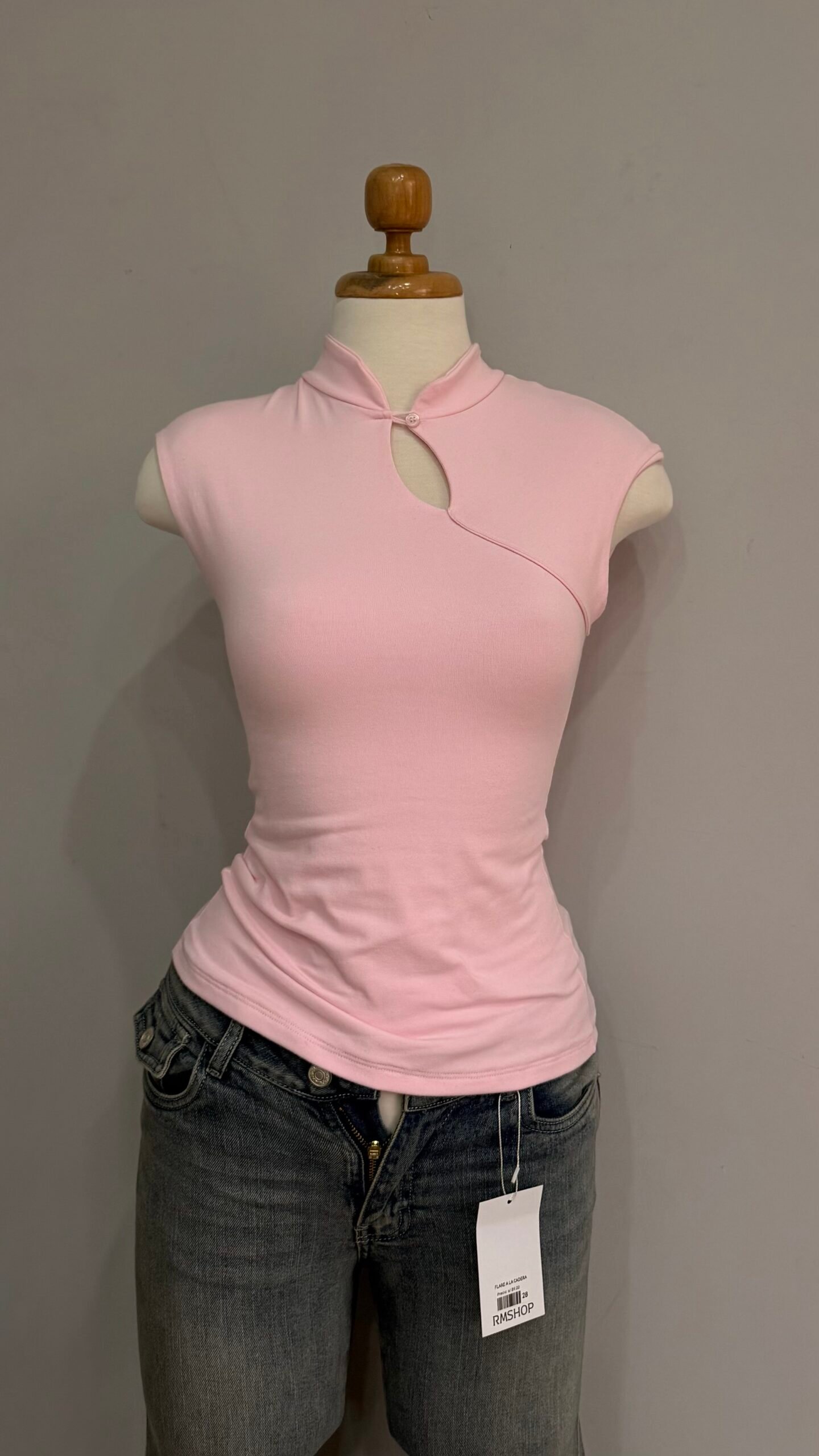 Top Cuello Chino